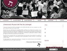 Tablet Screenshot of bandamusicaldelprat.com